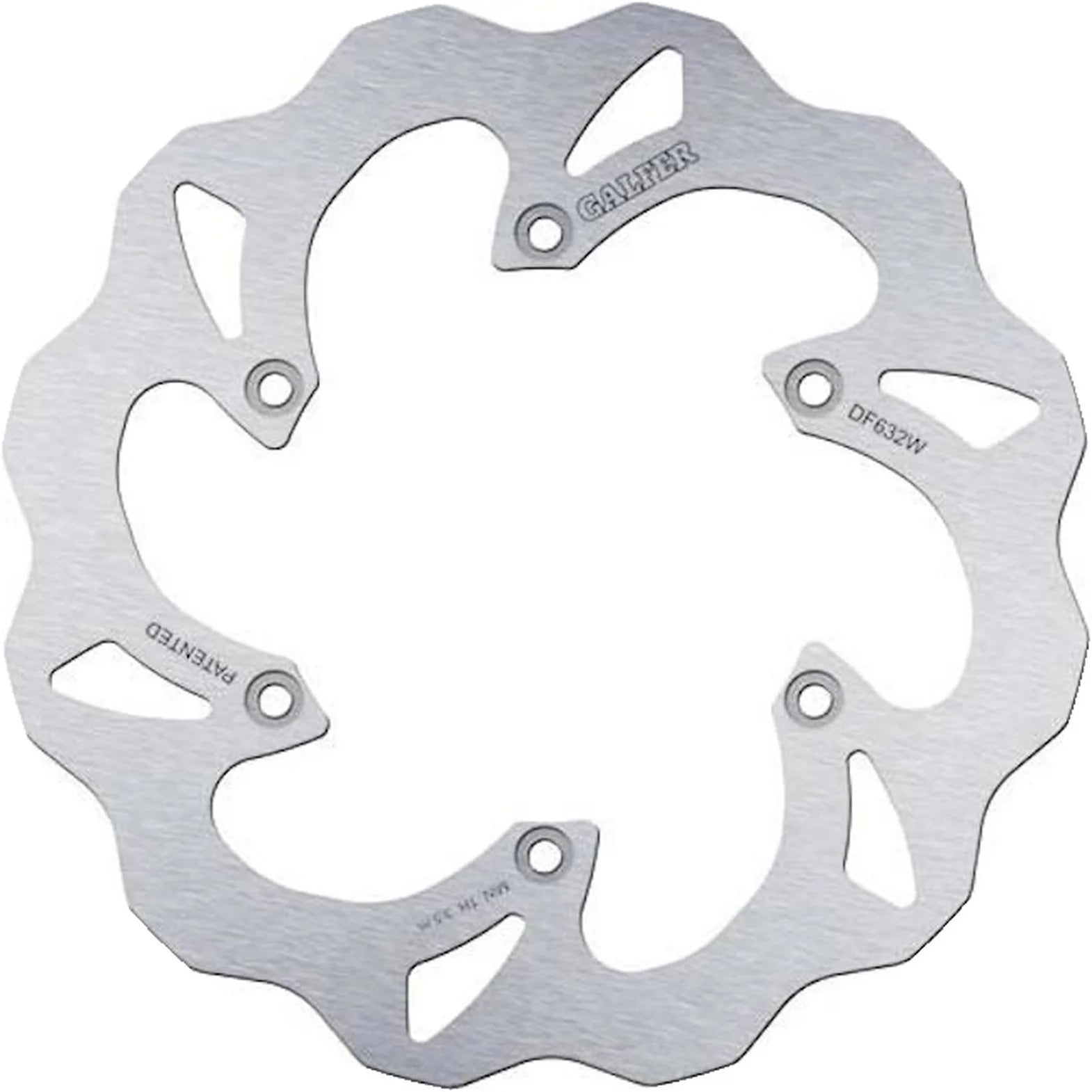 Rear Fixed Wave Brake Disc - Galfer Compatible With Benelli 510 Enduro (2008)