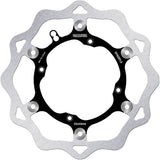 Front Floating Oversized Wave Brake Disc - Galfer Compatible With Husqvarna 125 Cr (2005)