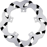 Rear Fixed Grooved Wave Brake Disc - Galfer Compatible With Piaggio Hexagon Gtx 125 H