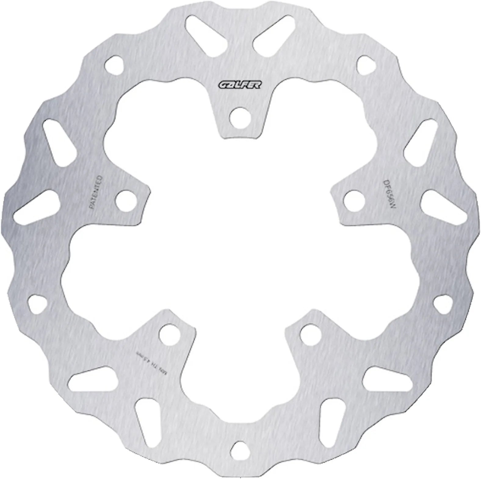 Rear Fixed Wave Brake Disc - Galfer Compatible With Cfmoto Mt 450 (2024)