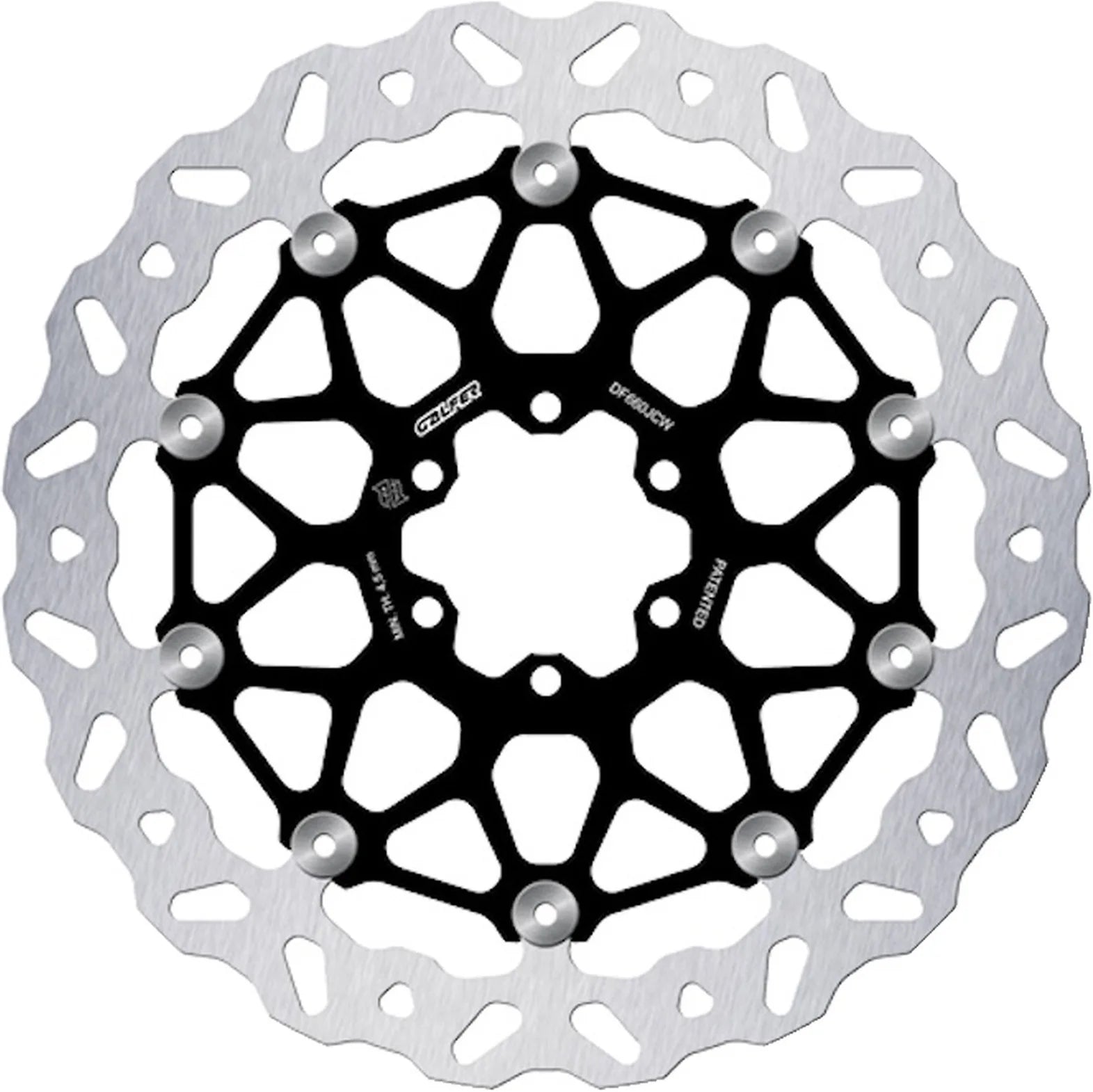 Front Floatech Wave Brake Disc - Galfer Compatible With Laverda 750 Formula (1998)