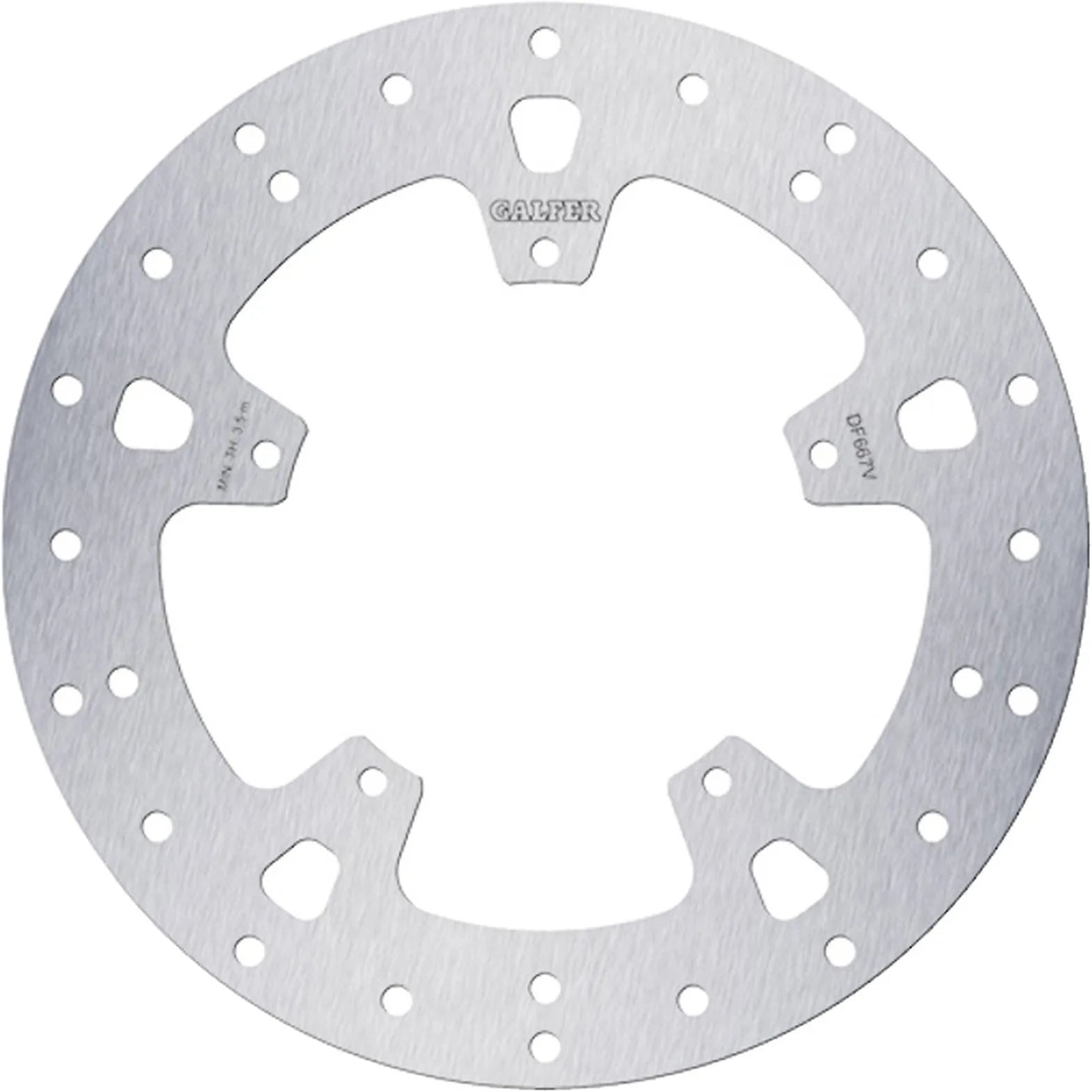 Front Right Fixed Round Brake Disc - Galfer Compatible With Piaggio X9 200 Evolution (2003)