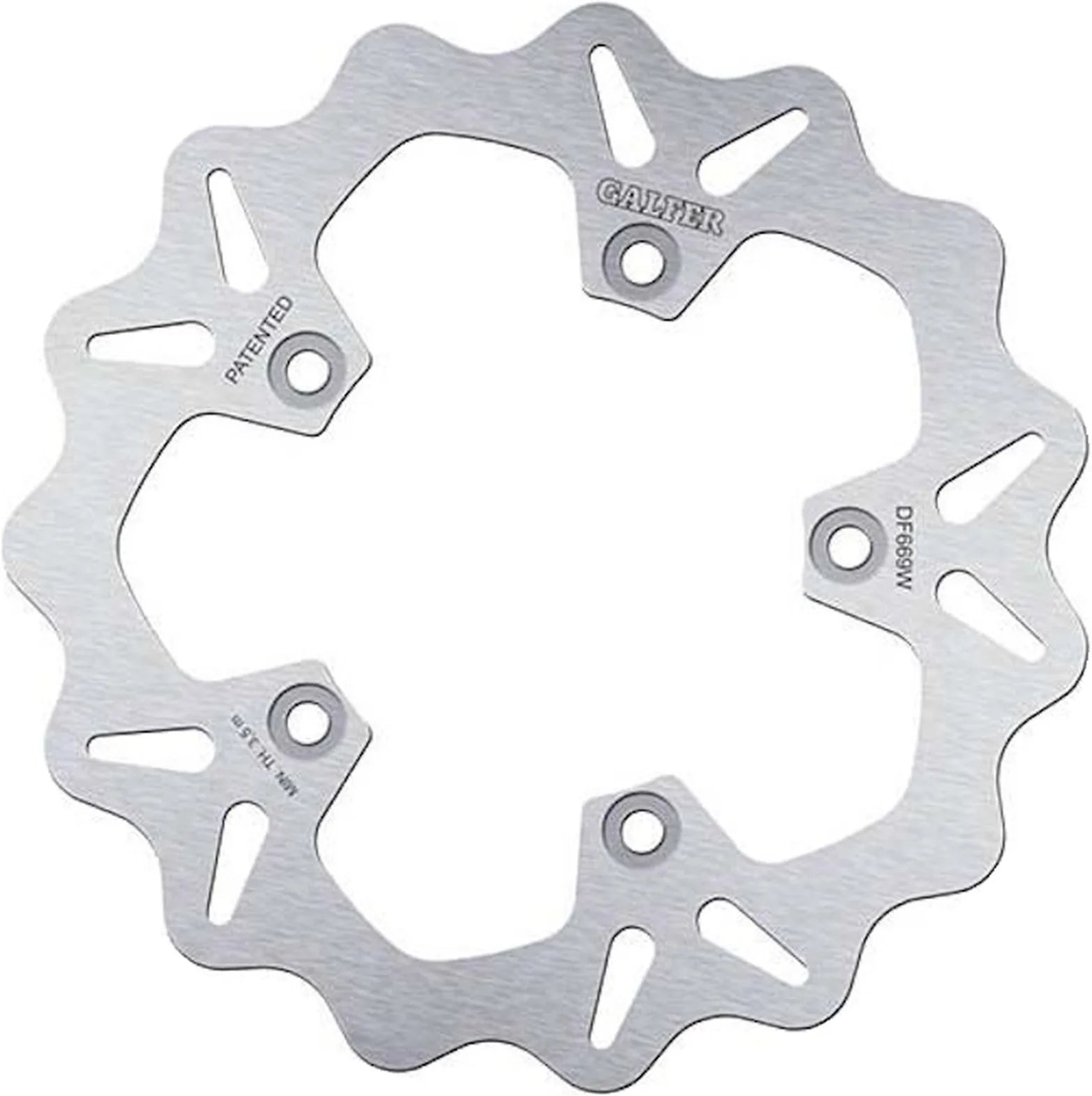 Front Fixed Wave Brake Disc - Galfer Compatible With Benelli Velvet 125 (1998-2010)