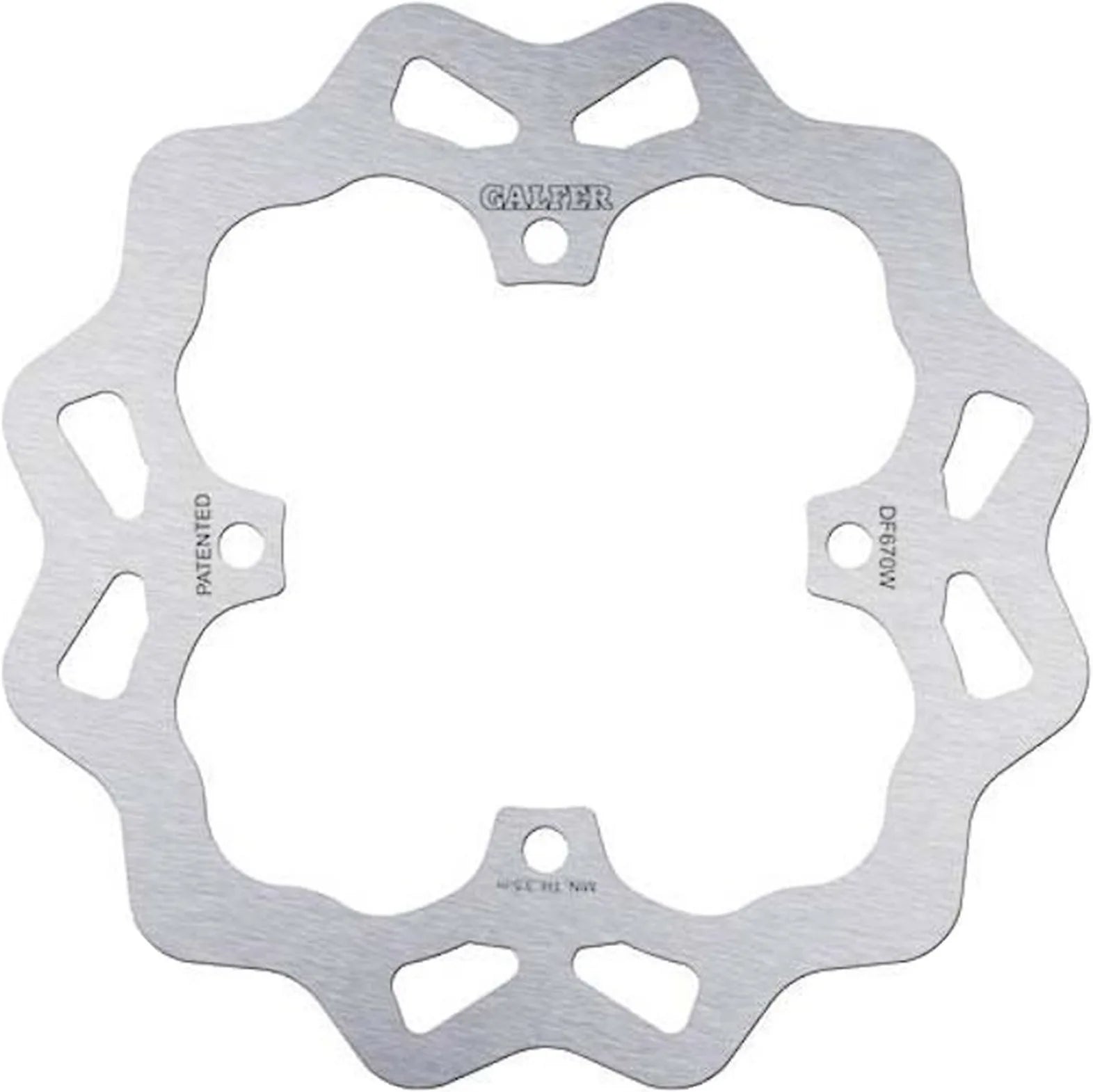 Rear Fixed Wave Brake Disc - Galfer Compatible With Sherco Se 3.0I 300 (2012-2013)