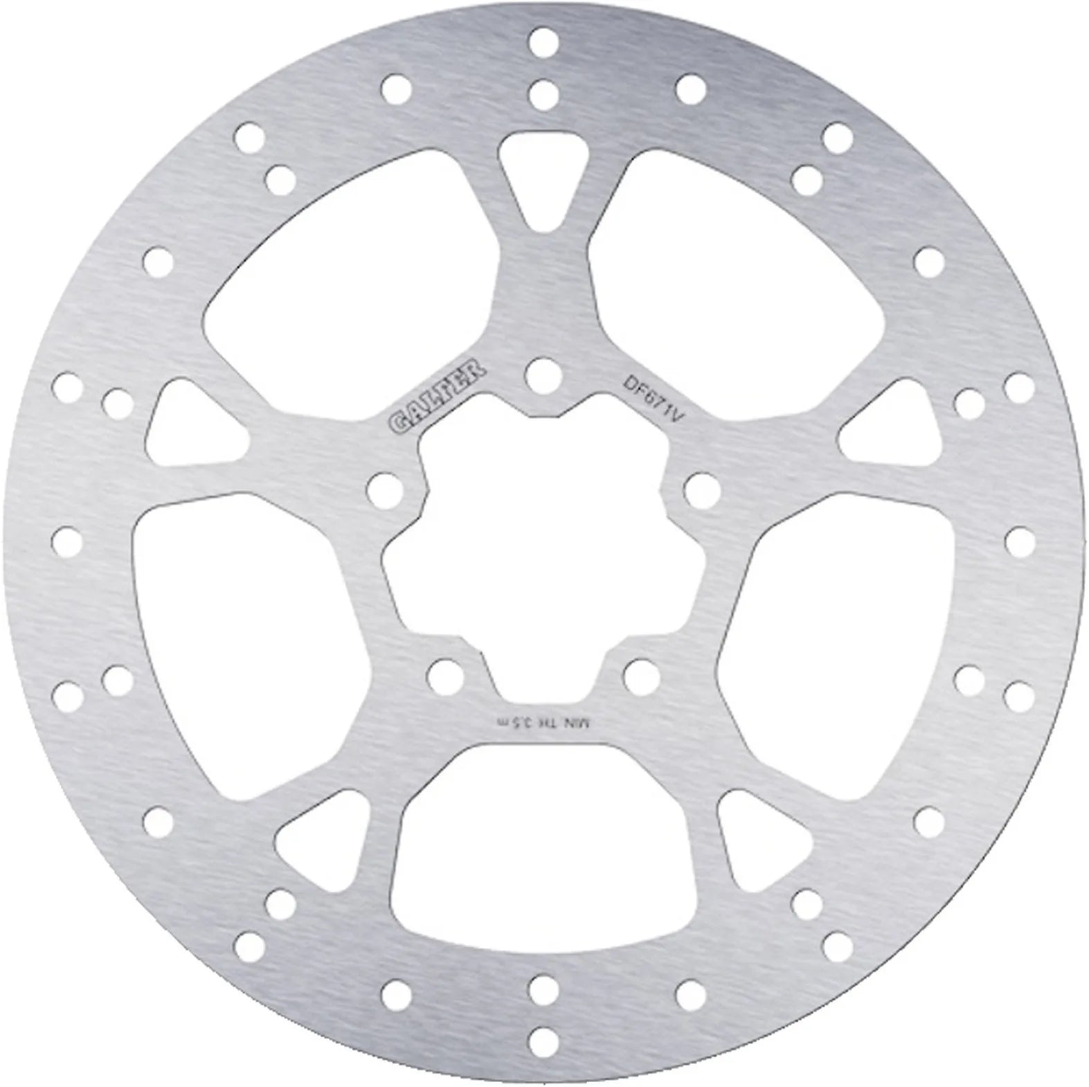 Front Fixed Round Brake Disc - Galfer Compatible With Aprilia Scarabeo 125 4T (2005)