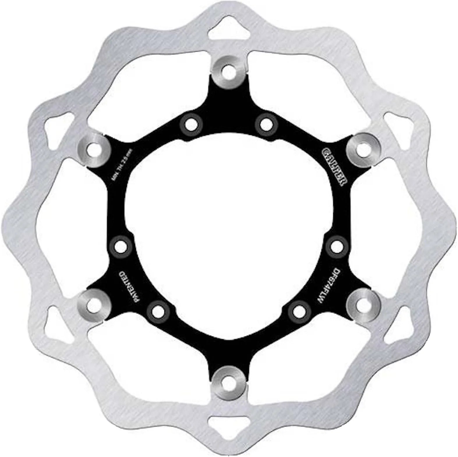 Front Floating Wave Brake Disc - Galfer Compatible With Gasgas 250 Pampera (2003)