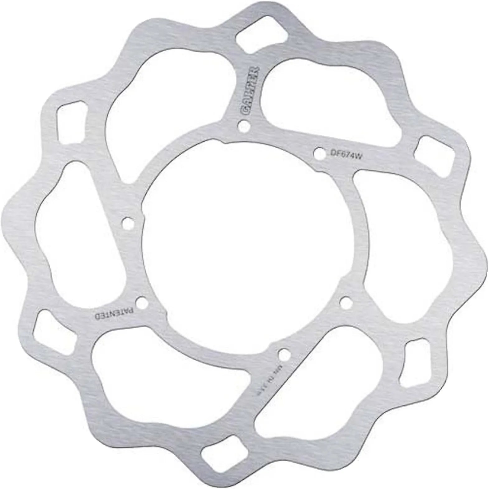 Front Fixed Wave Brake Disc - Galfer Compatible With Rieju Tangoo 50 (2008)