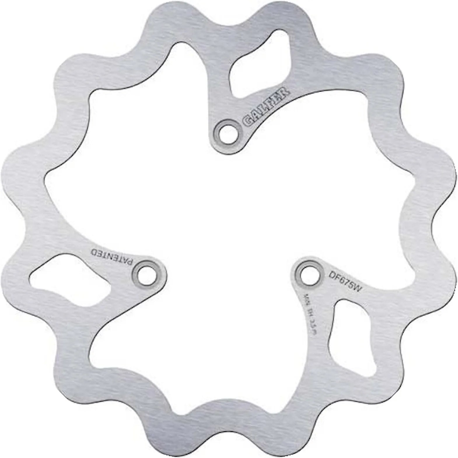 Rear Fixed Wave Brake Disc - Galfer Compatible With Rieju Mrx 50 (2003-2007)