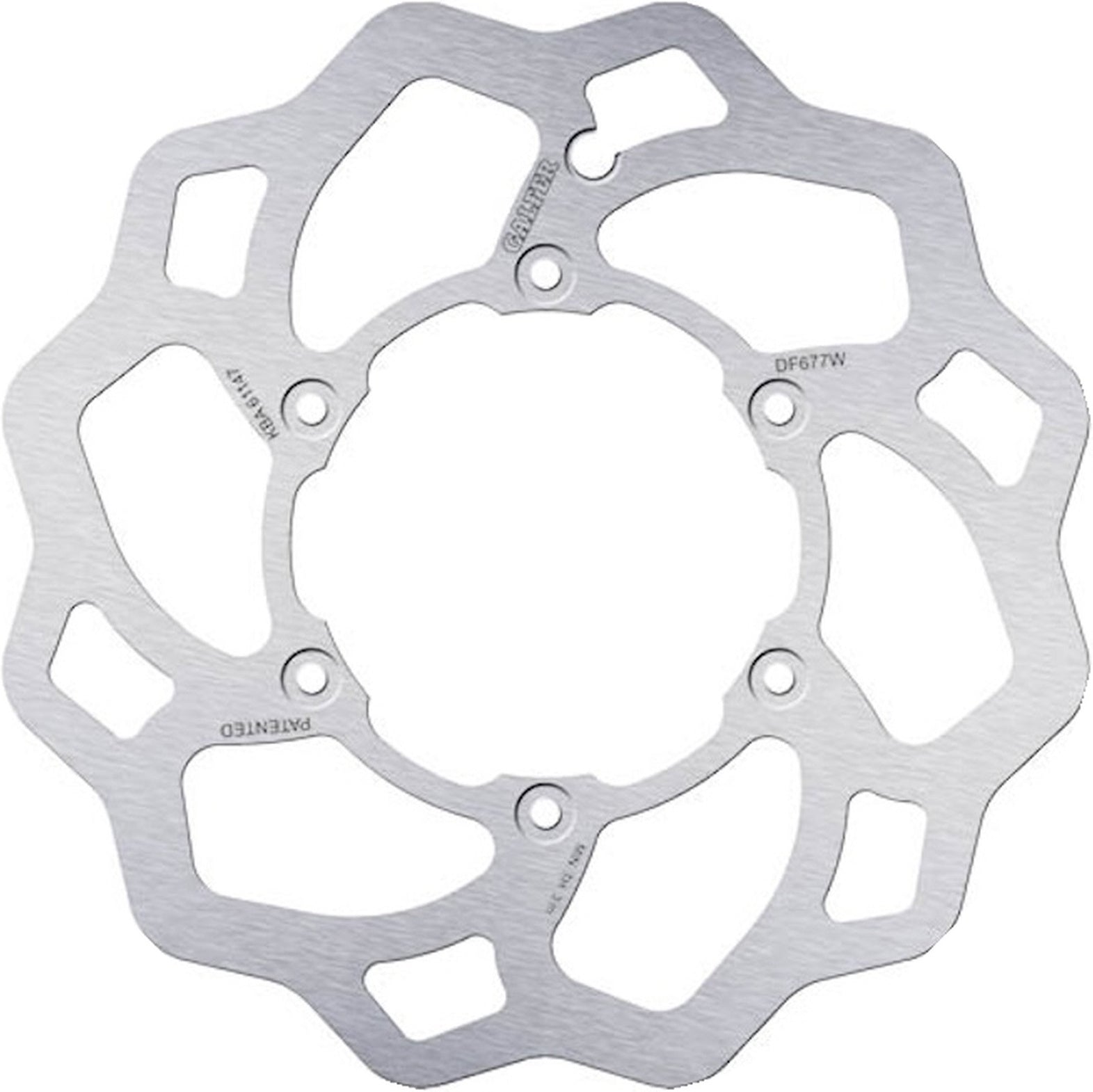 Front Fixed Wave Brake Disc - Galfer Compatible With Ccm R 30 644 (2002)