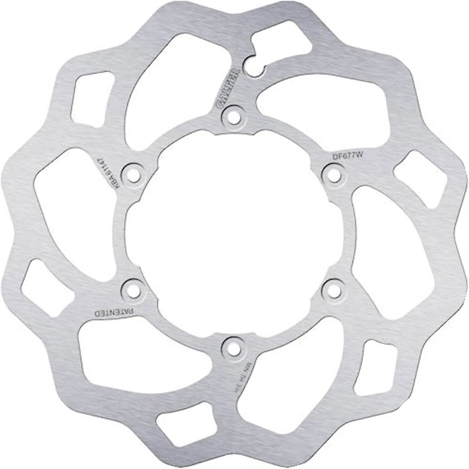 Front Fixed Wave Brake Disc - Galfer Compatible With Rieju Mr 300 Six Days (2022)