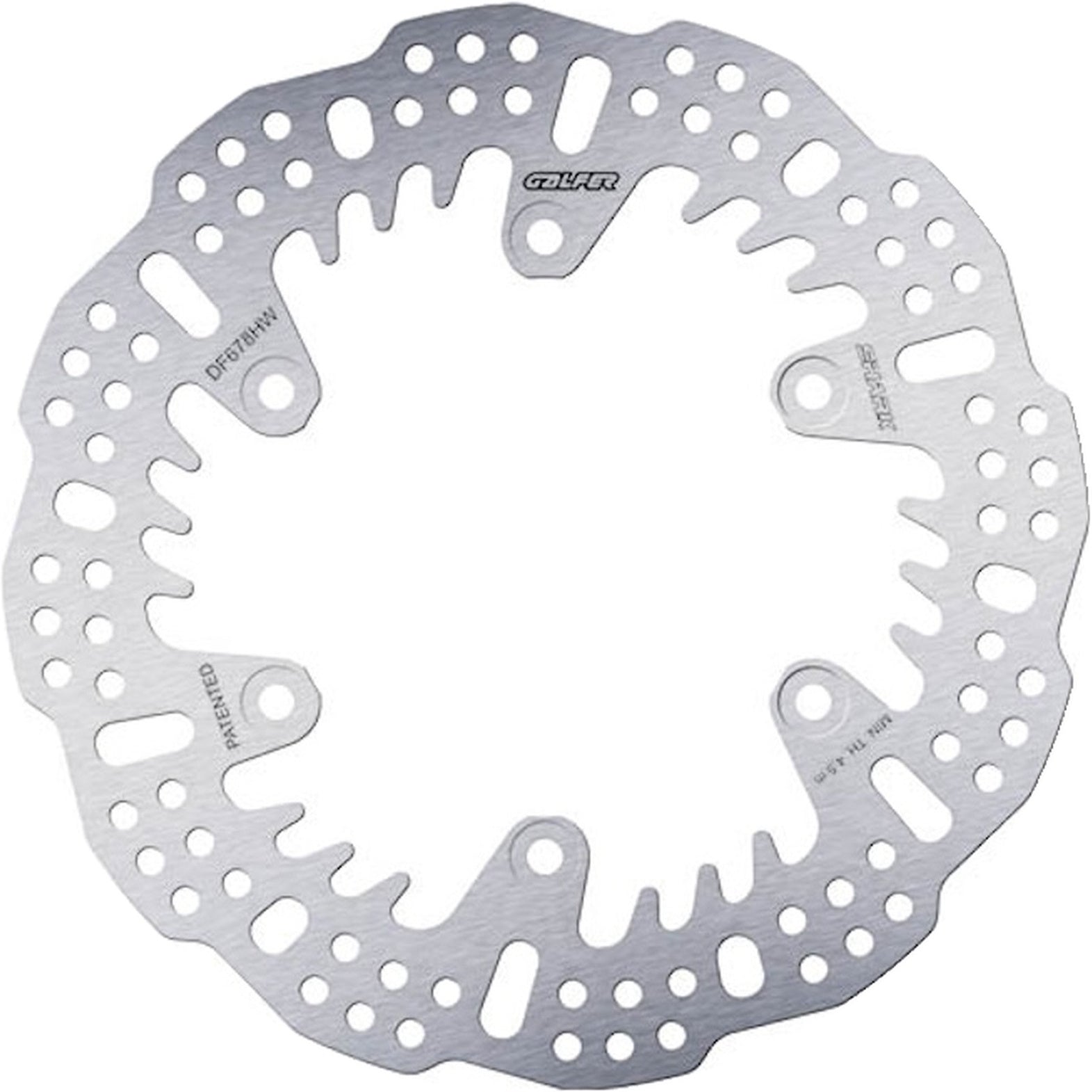 Rear Fixed Shark Brake Disc - Galfer Compatible With Ajp Pr 4 200 Enduro - Pro (2010)