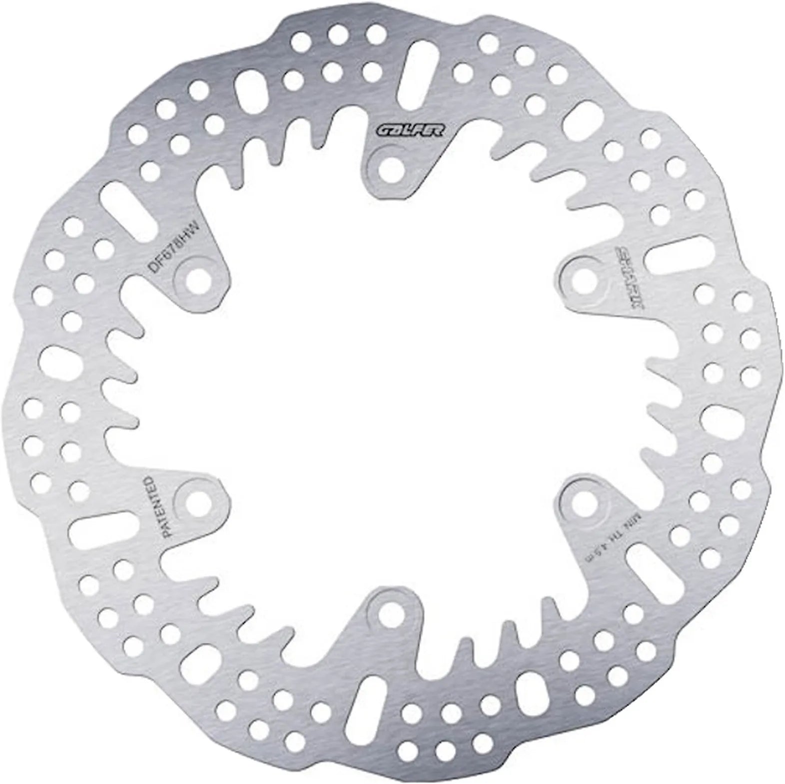 Rear Fixed Shark Brake Disc - Galfer Compatible With Gasgas Ec 125 (1994)