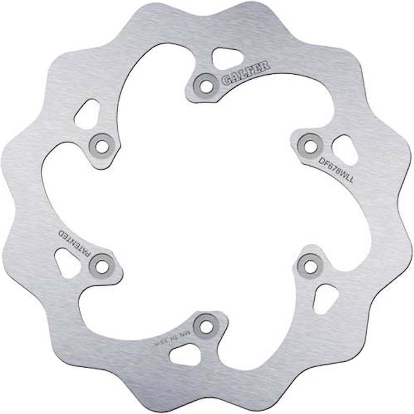 Rear Fixed Wave Brake Disc - Galfer Compatible With Ajp Enduro 250 (2005)