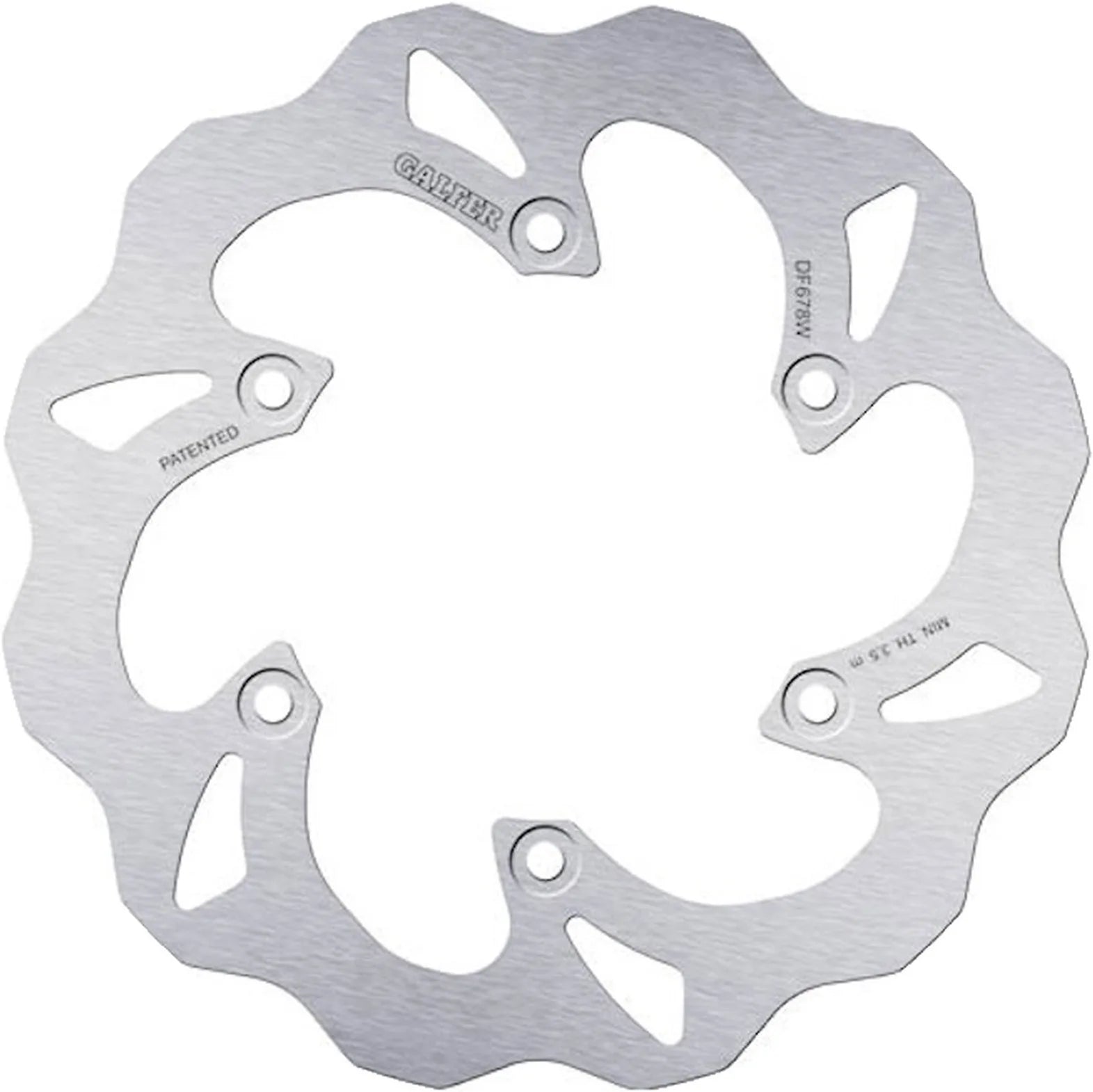 Rear Fixed Wave Brake Disc - Galfer Compatible With Gasgas Ec 200 Six Days (2011)
