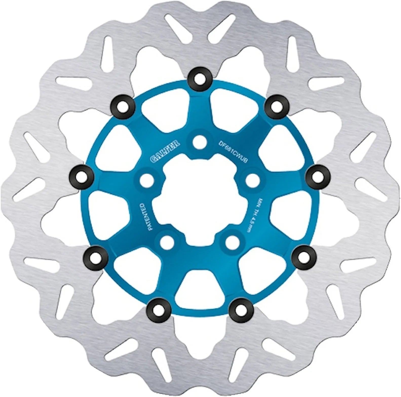 Rear Floating Wave Brake Disc - Galfer Compatible With Harley-Davidson Vrxse Screamin Eagle V-Rod 1450 (2006)