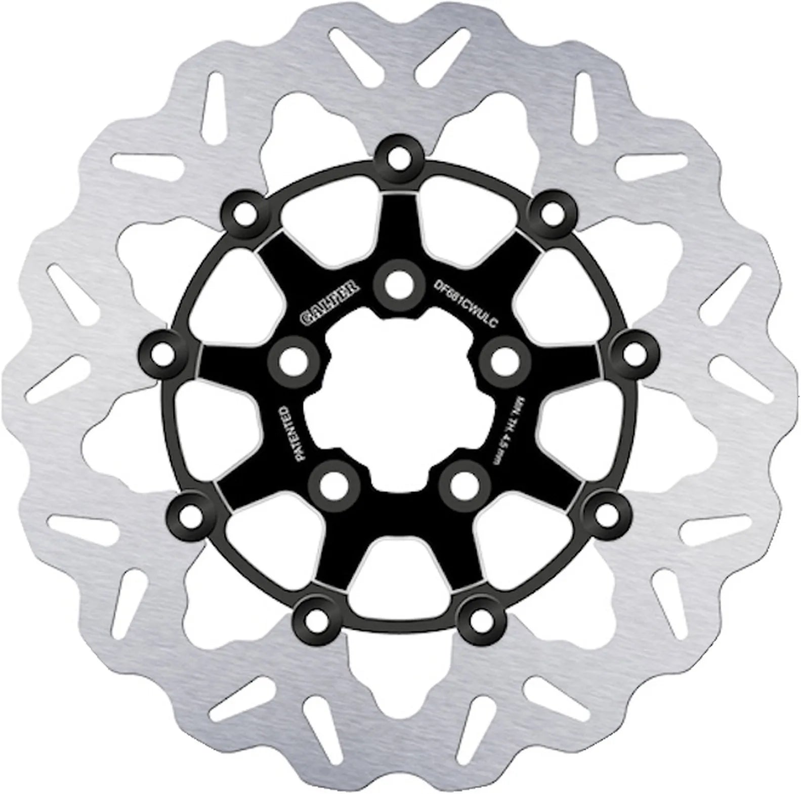 Rear Floating Wave Brake Disc - Galfer Compatible With Harley-Davidson Vrsca V-Rod 1450 (2006)