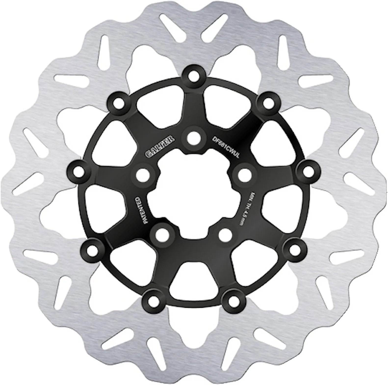 Rear Floating Wave Brake Disc - Galfer Compatible With Harley-Davidson Vrscdxanv Night Rod Special 1250 (2012)