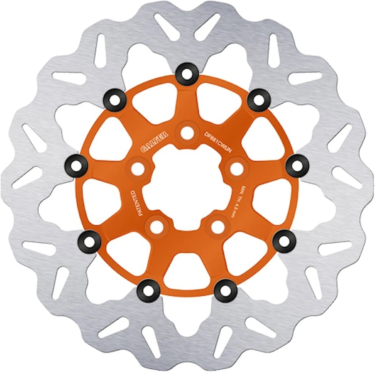 Rear Floating Wave Brake Disc - Galfer Compatible With Harley-Davidson Vrscx 1450 (2007)