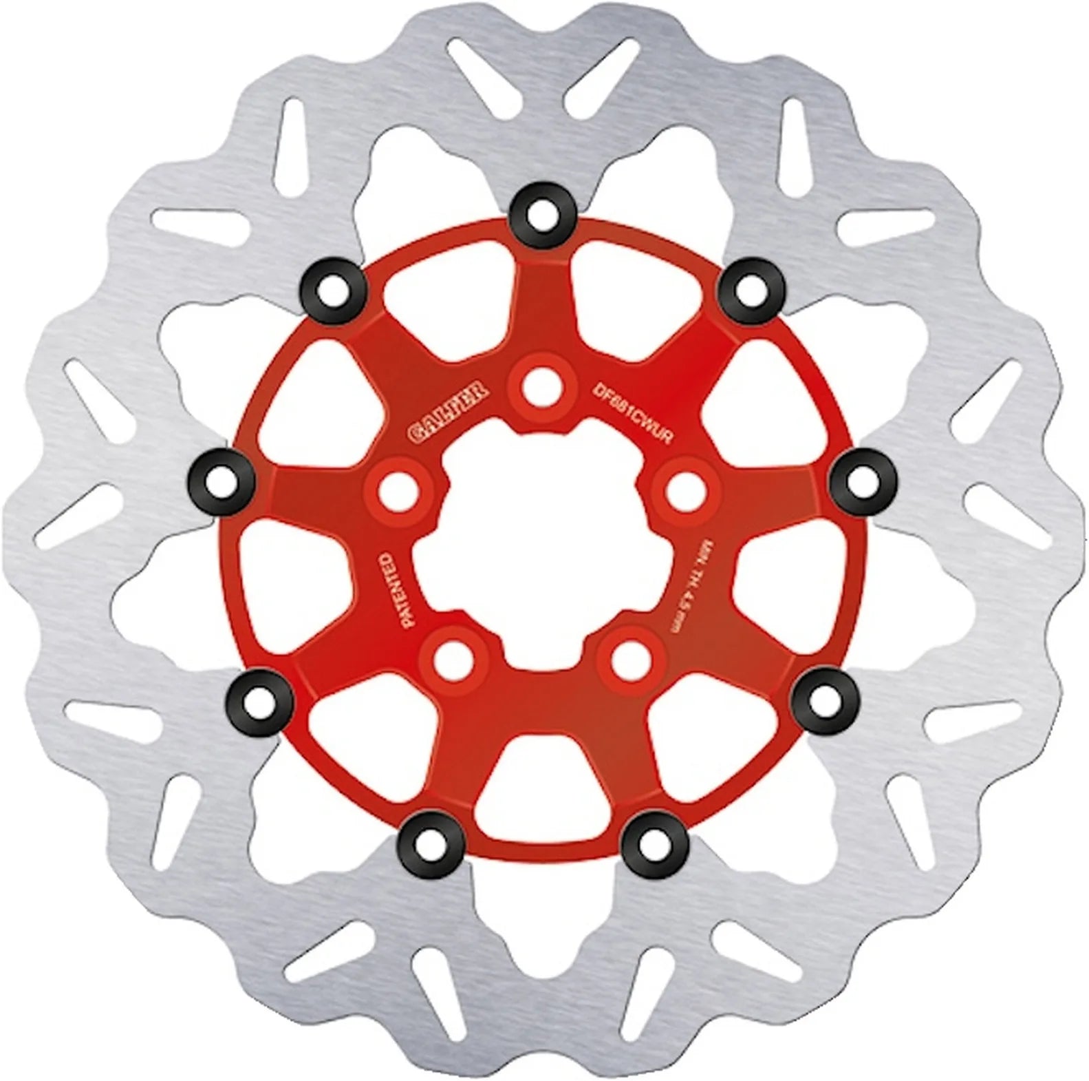 Rear Floating Wave Brake Disc - Galfer Compatible With Harley-Davidson Vrscx 1450 (2007)