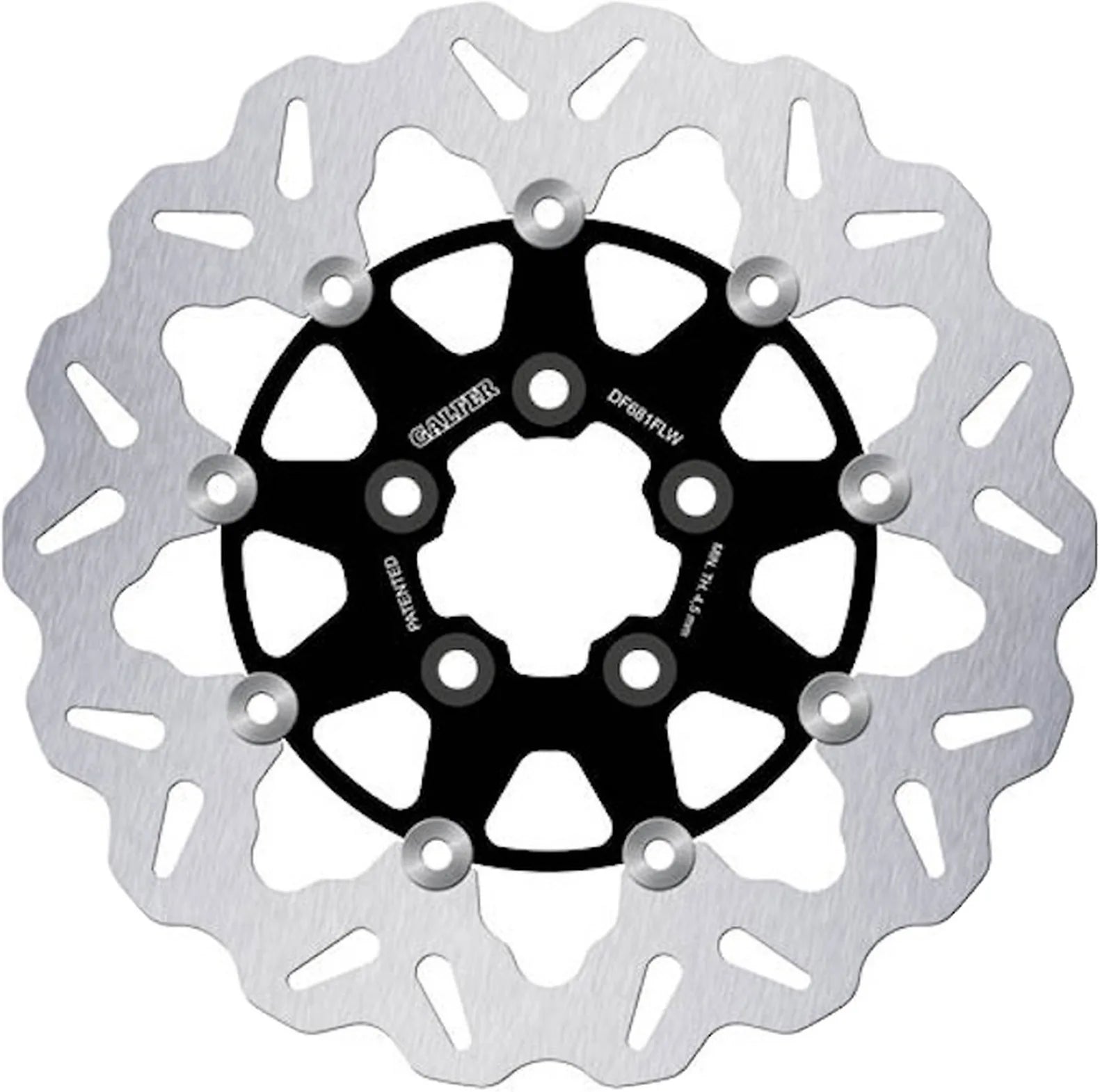 Rear Floating Wave Brake Disc - Galfer Compatible With Harley-Davidson Vrsca V-Rod 1450 (2006)