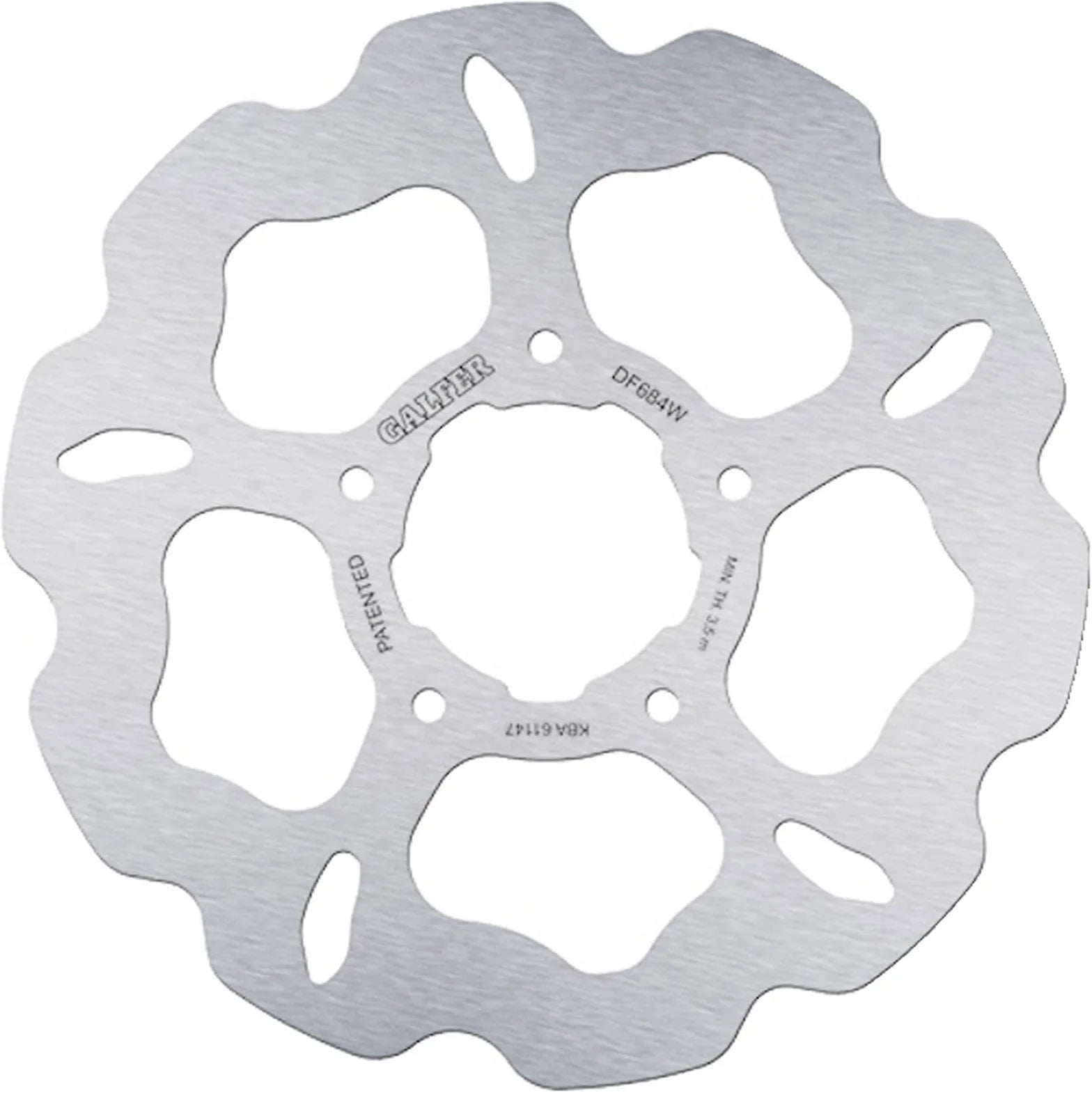 Rear Fixed Wave Brake Disc - Galfer Compatible With Rieju Rs-2 50 Matrix (2003-2005)