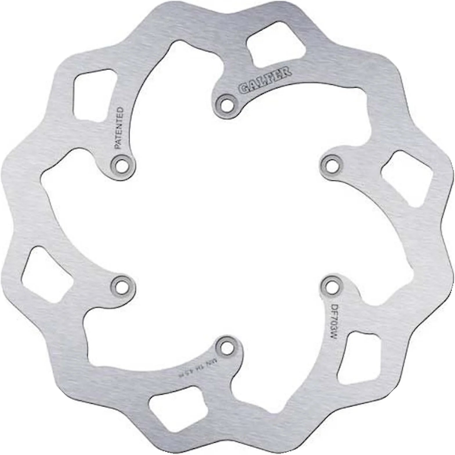 Rear Fixed Wave Brake Disc - Galfer Compatible With Benelli Tnt 1130 (2004)