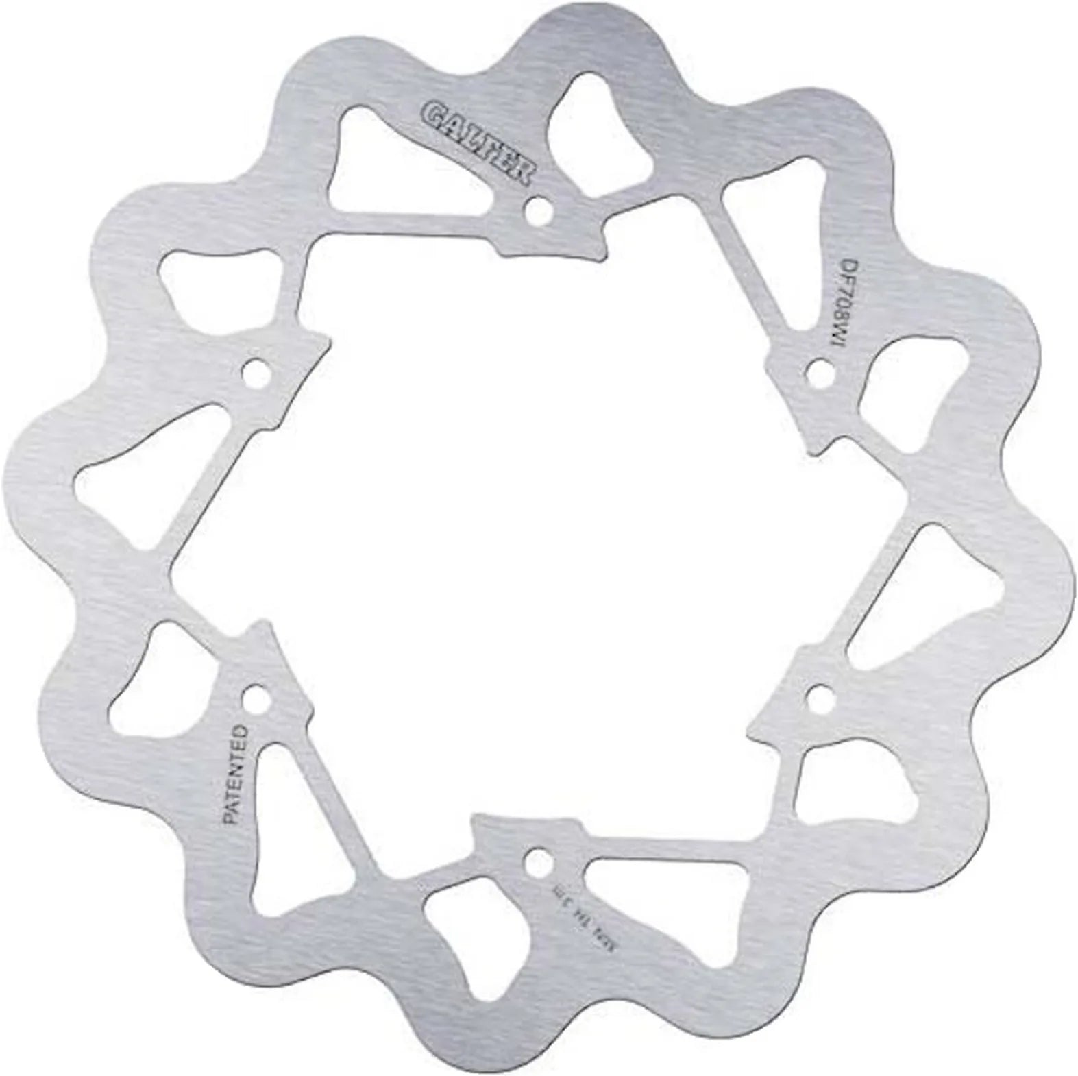 Front Fixed Wave Brake Disc - Galfer Compatible With Derbi Senda Sm 50 Drd (2005)
