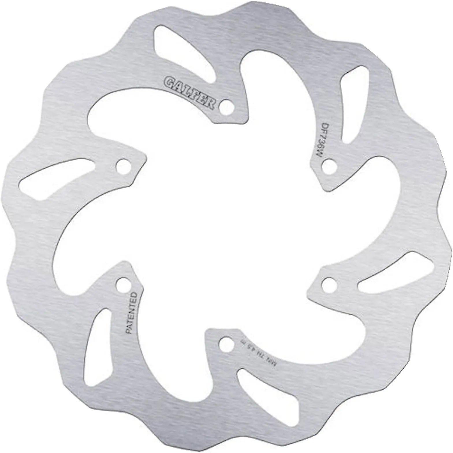 Rear Fixed Wave Brake Disc - Galfer Compatible With Benelli Trek Amazonas 1130 (2007)