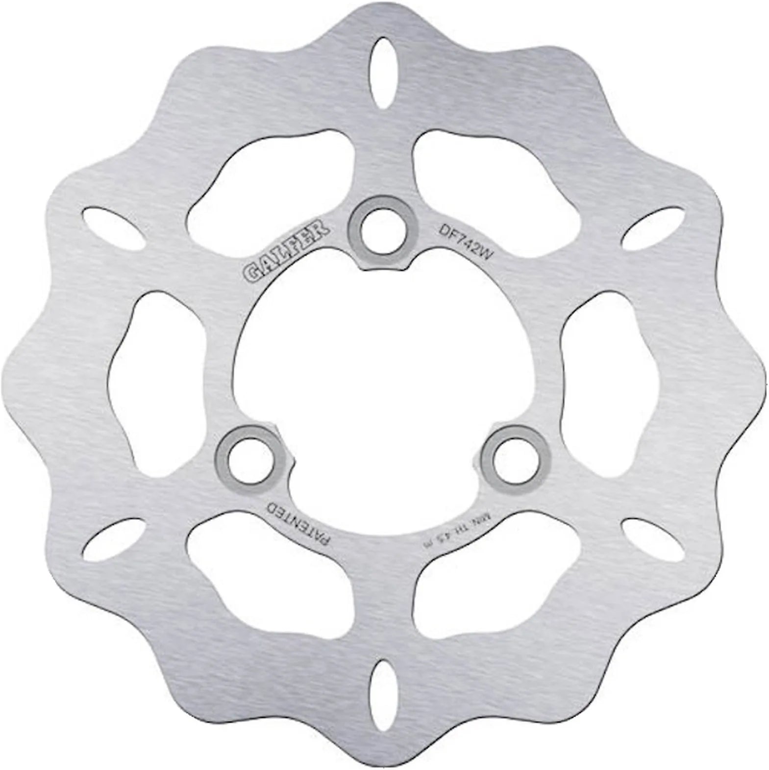 Front Fixed Wave Brake Disc - Galfer Compatible With Gasgas Hp Wild 515 (2009)