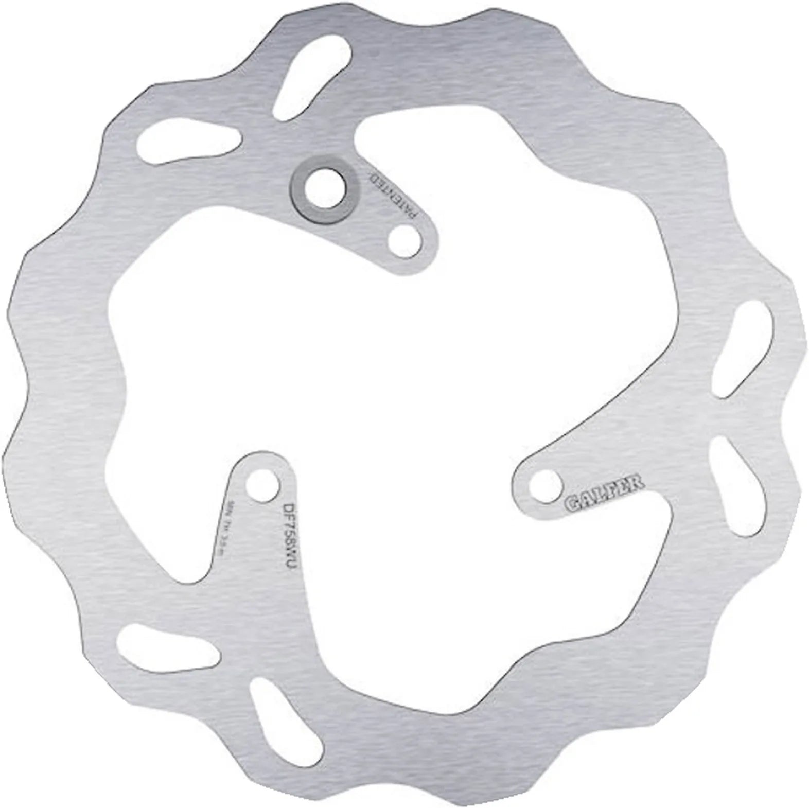 Rear Fixed Wave Brake Disc - Galfer Compatible With Rieju Mrt Sm Pro 50 (2009)