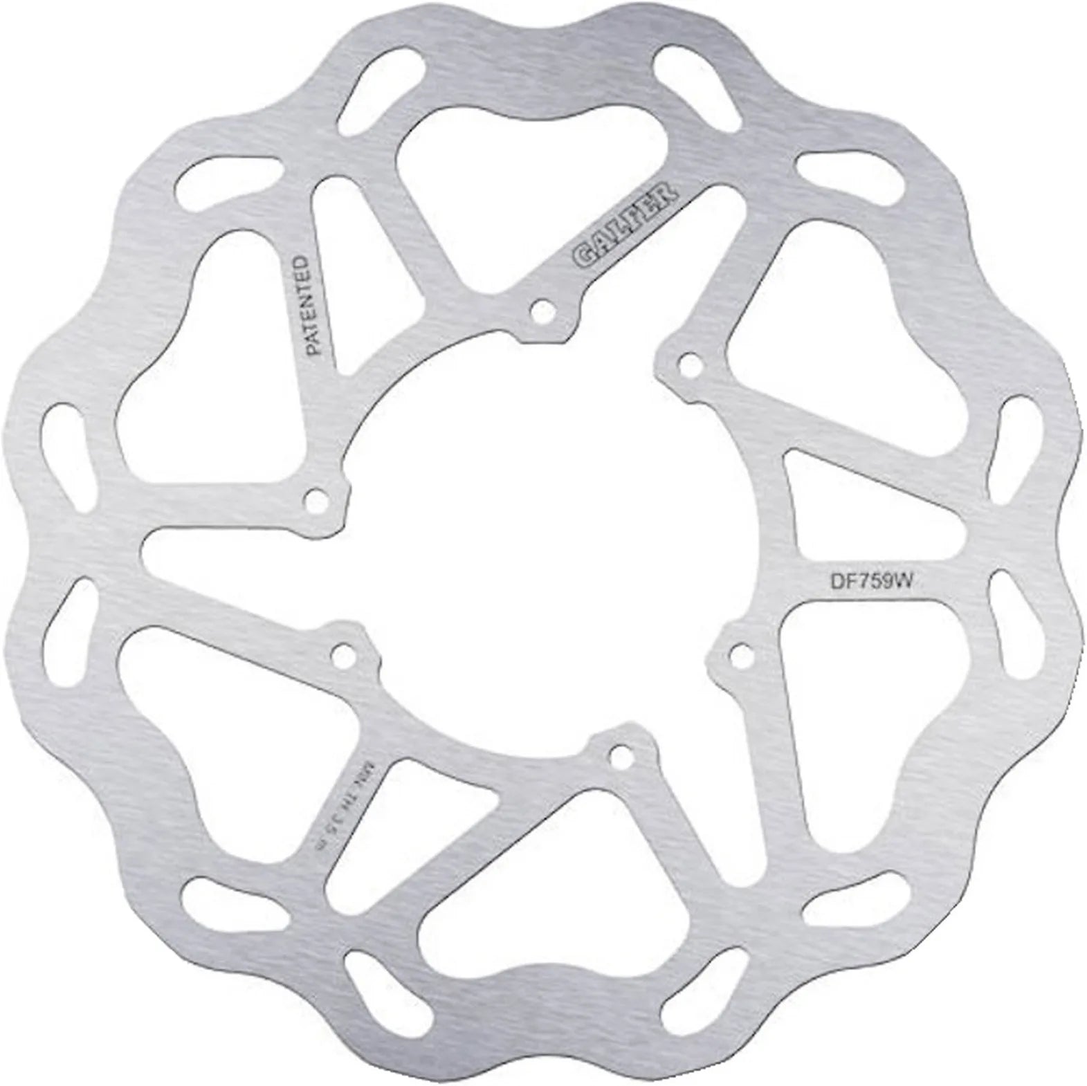 Front Fixed Wave Brake Disc - Galfer Compatible With Rieju Mrt Pro 50 (2009)