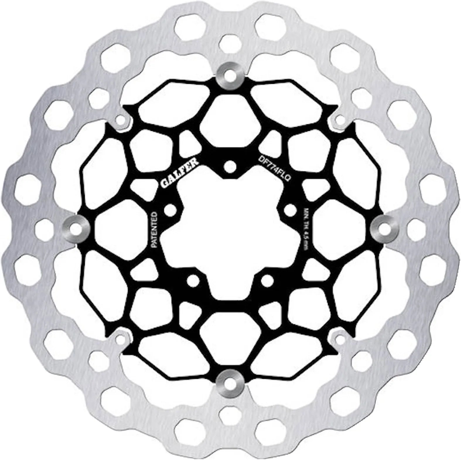 Front Floating Cubic Brake Disc - Galfer Compatible With Ducati Multistrada V4 Pikes Peak (2022)
