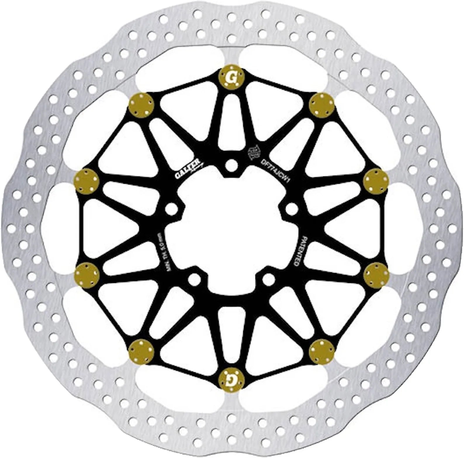 Front Floatech Racing Wave Brake Disc - Galfer Compatible With Ducati 1198 (2010)