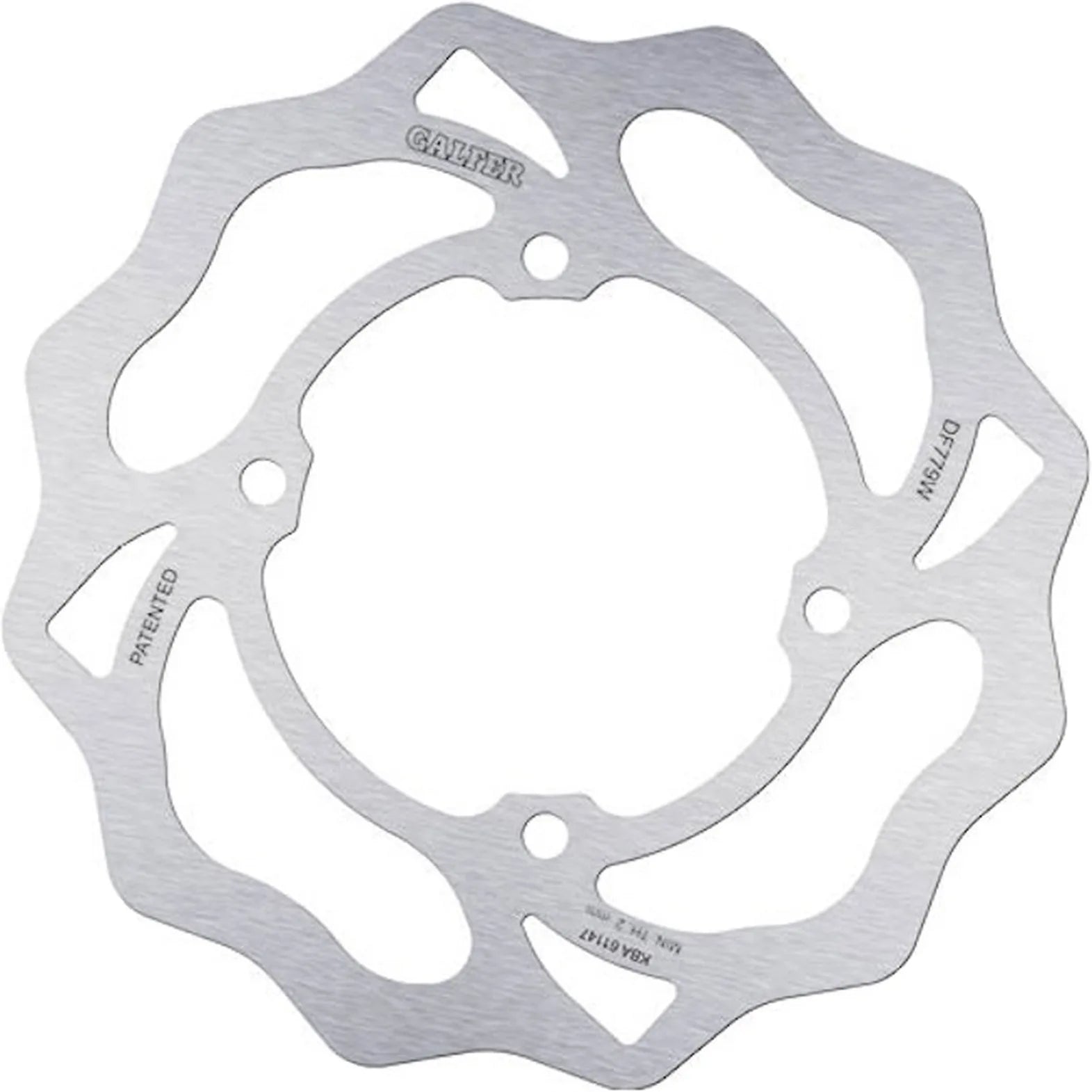 Rear Fixed Wave Brake Disc - Galfer Compatible With Gasgas Mc 50 (2021)