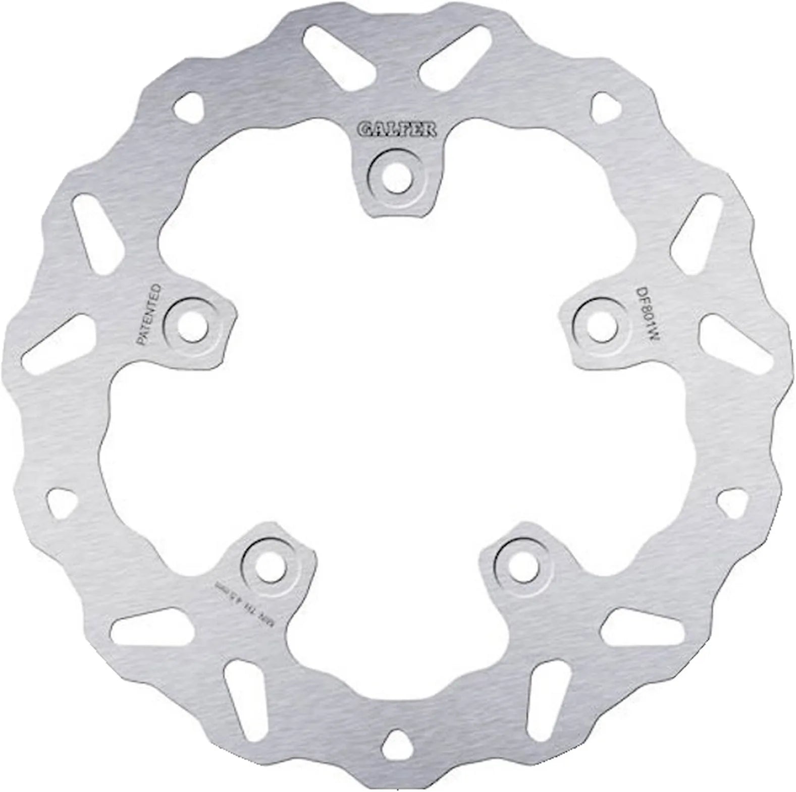 Rear Fixed Wave Brake Disc - Galfer Compatible With Gasgas Supermoto 700 (2022)