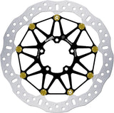 Front Floatech Racing Wave Brake Disc - Galfer Compatible With Ducati Hypermotard 950 - 937 Rve (2021)
