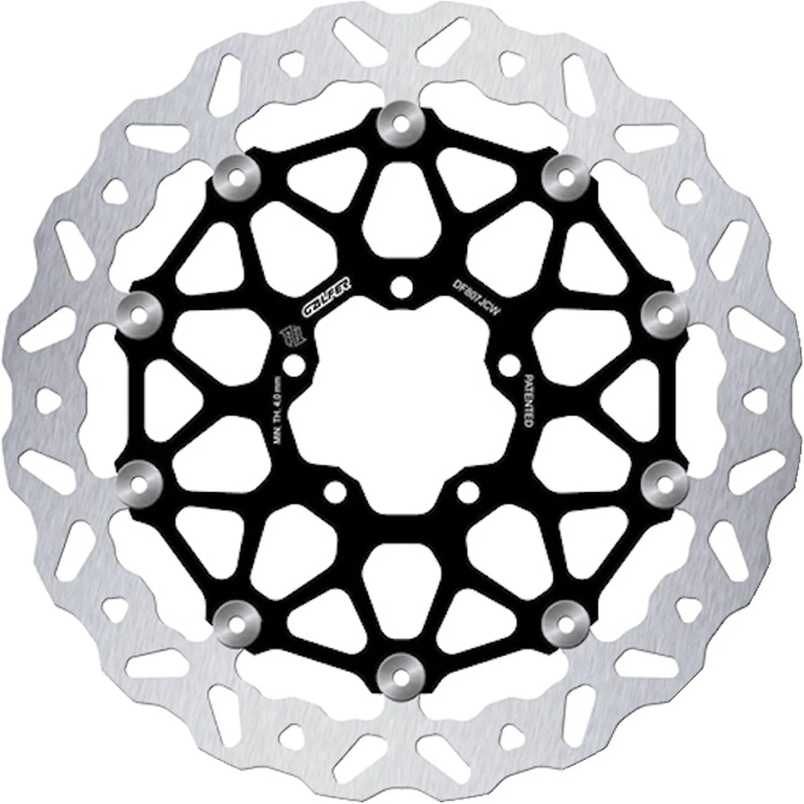 Front Floatech Wave Brake Disc - Galfer Compatible With Ducati Hypermotard 950 - 937 Rve (2021)