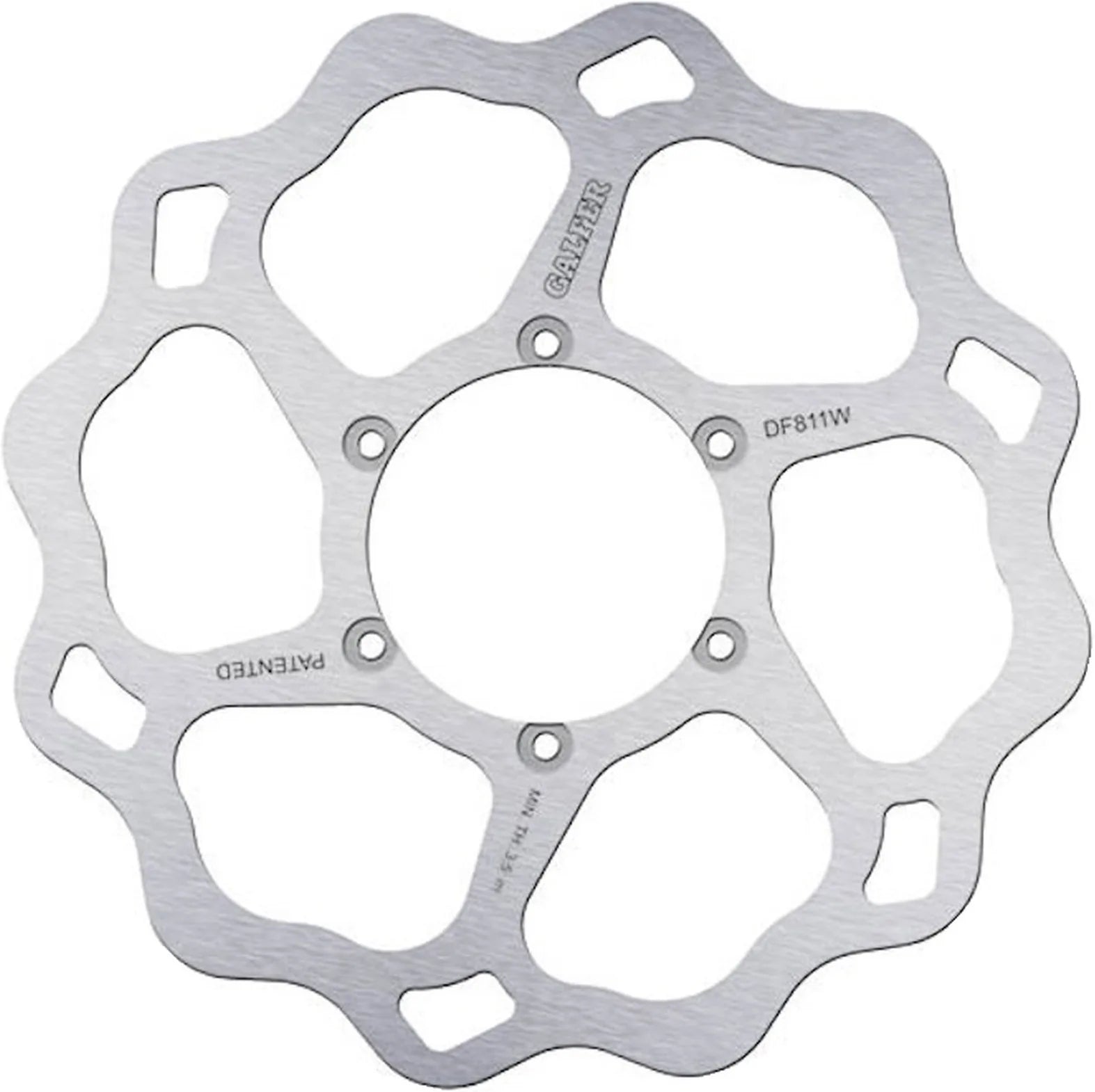 Front Fixed Wave Brake Disc - Galfer Compatible With Motorhispania Urban Bike 50 (2004)