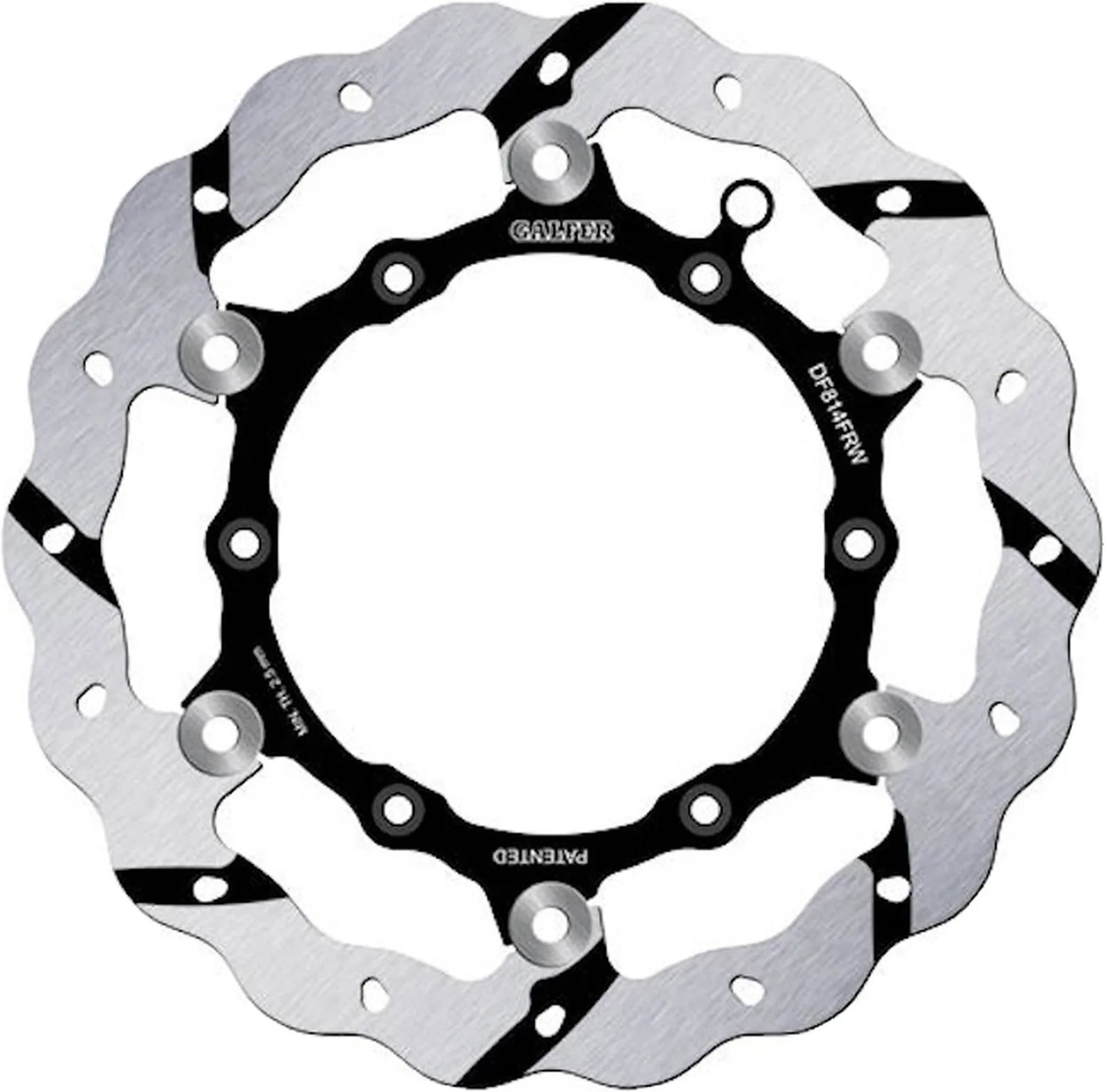 Front Floating Grooved Wave Brake Disc - Galfer Compatible With Beta 430 Rr 4T (2015)