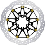 Front Floatech Racing Wave Brake Disc - Galfer Compatible With Moto Guzzi Audace Carbon 1400 (2017)