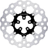 Front Floating Oversized Cubic Brake Disc - Galfer Compatible With Harley-Davidson Flhtcutg Tri Glide Ultra 1573 (2009-2010)