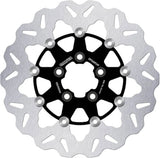Rear Floating Wave Brake Disc - Galfer Compatible With Harley-Davidson Flhtp Electra Glide Std Police W / Agitator 1450 (2011-2012)