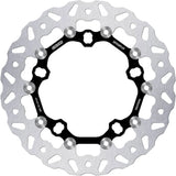 Front Floating Wave Brake Disc - Galfer Compatible With Harley-Davidson Flhtp Electra Glide Std Police 1450 (2014)