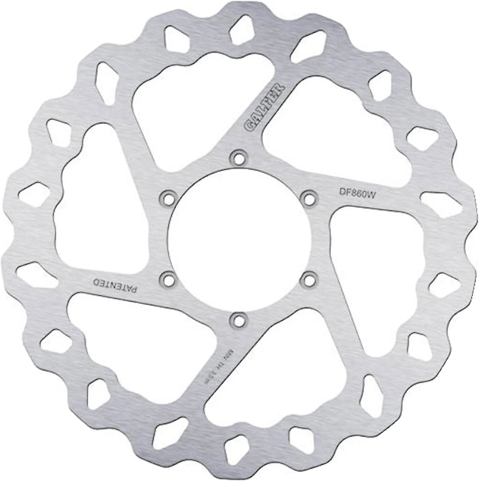Front Fixed Wave Brake Disc - Galfer Compatible With Motorhispania Kn 2 Naked 125 (2014)