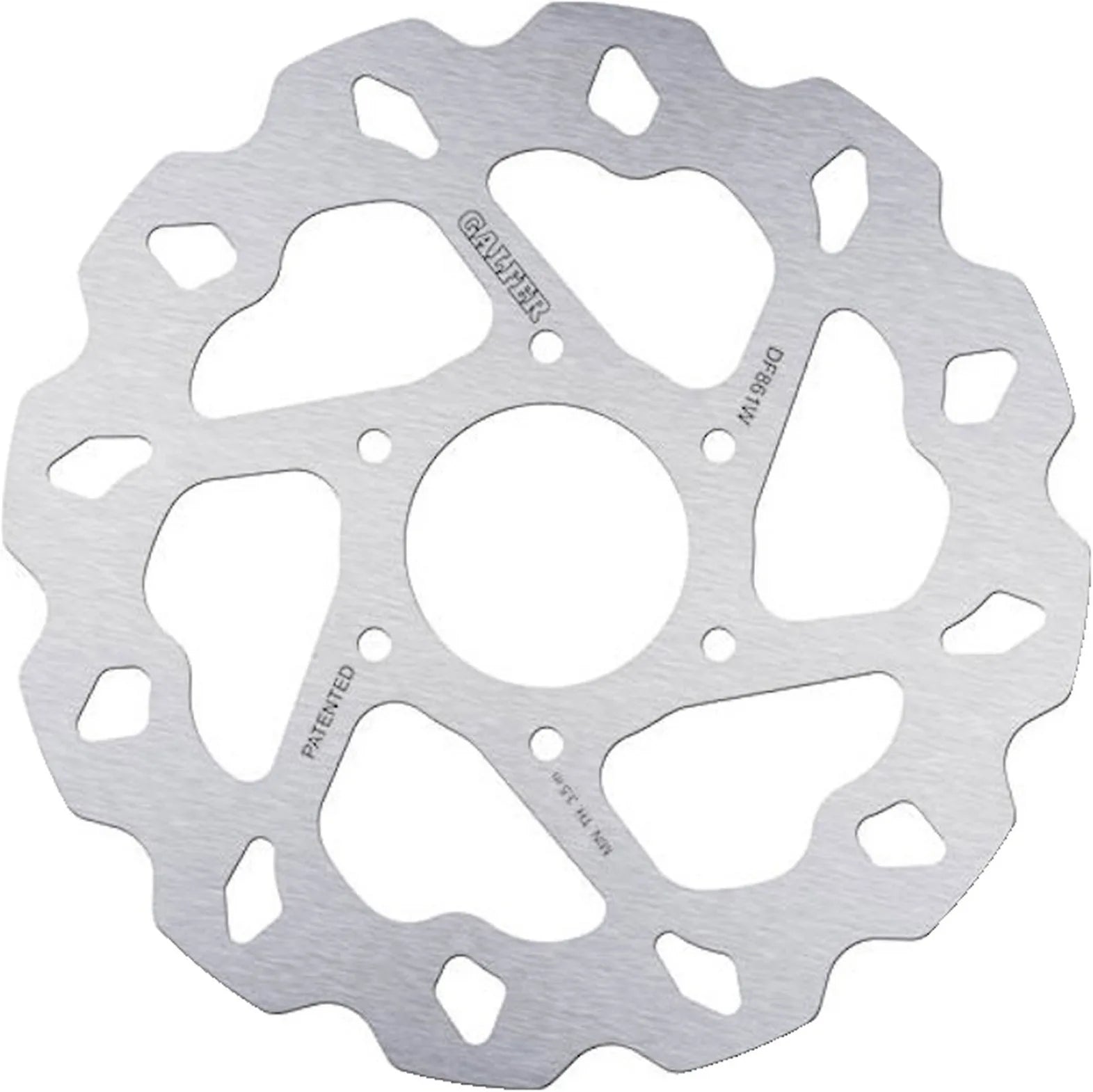 Rear Fixed Wave Brake Disc - Galfer Compatible With Motorhispania Mh 10 Pro 125 Lc Sm (2012)