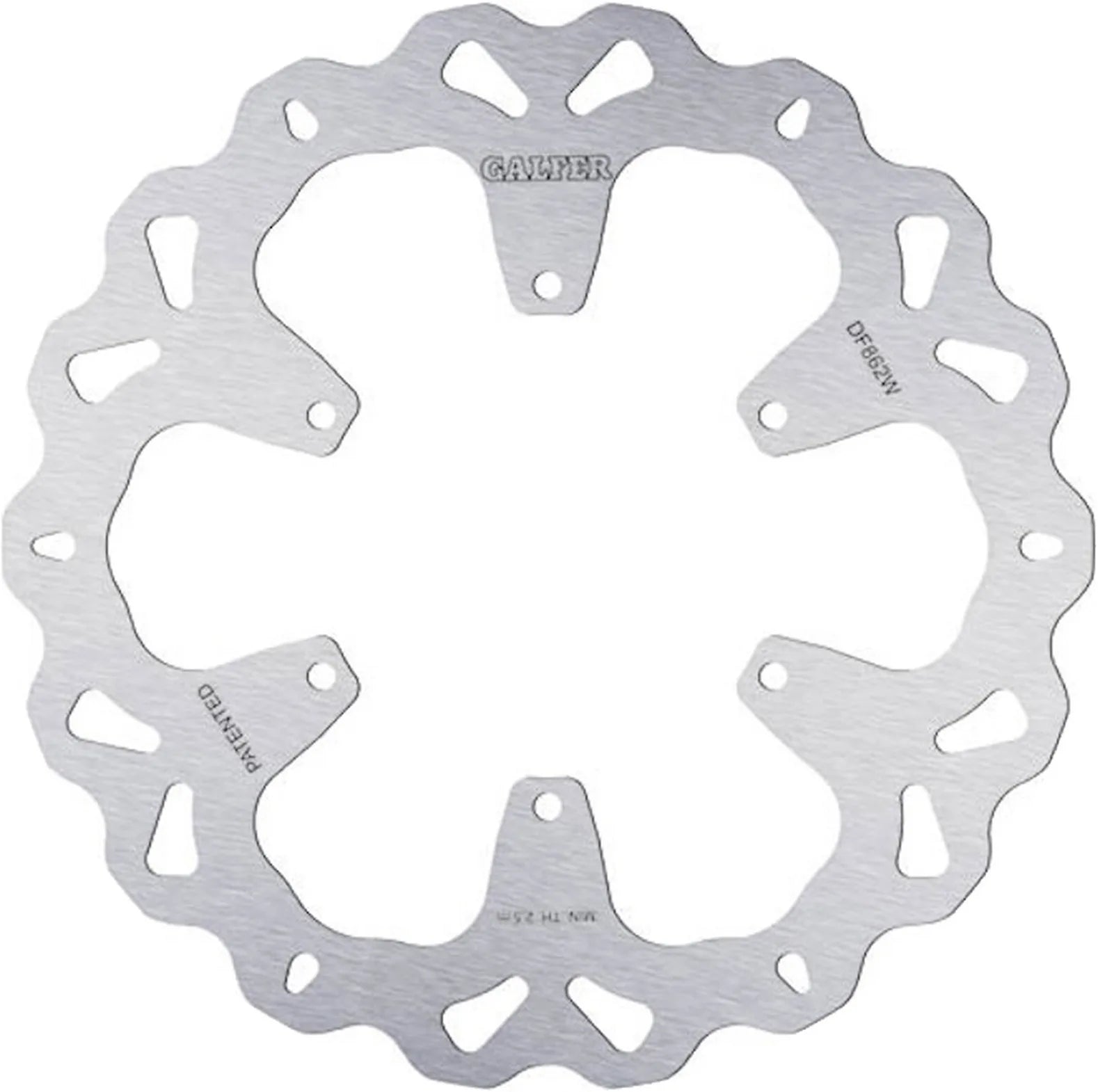 Front Fixed Wave Brake Disc - Galfer Compatible With Benelli 510 Enduro (2008)