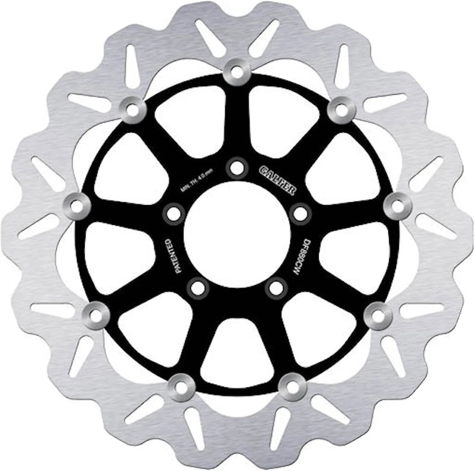 Front Floating Wave Brake Disc - Galfer Compatible With Ducati 848 Streetfighter (2013-2015)