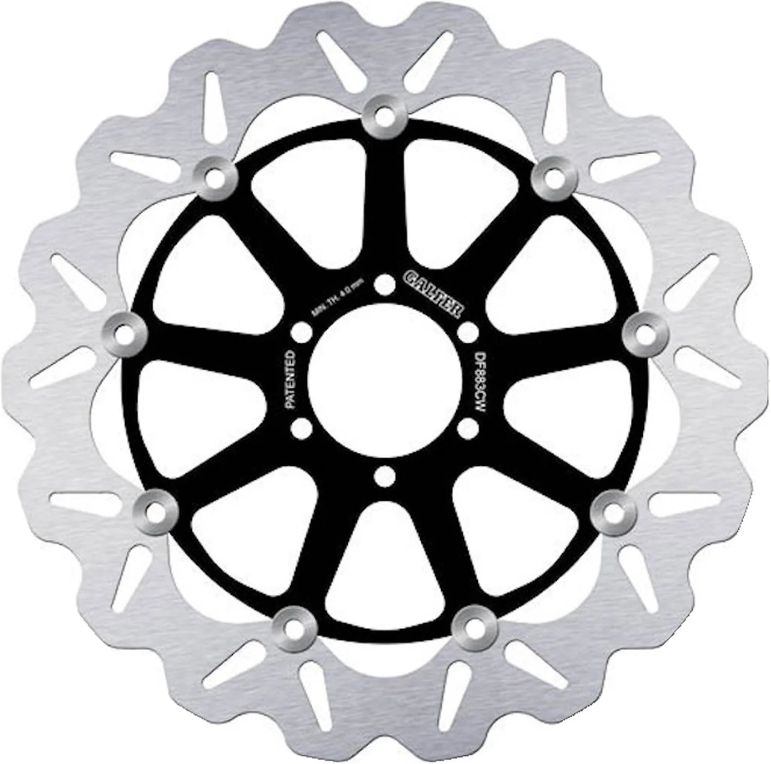 Front Floating Wave Brake Disc - Galfer Compatible With Bimota Db5 Mille 992 (2005)