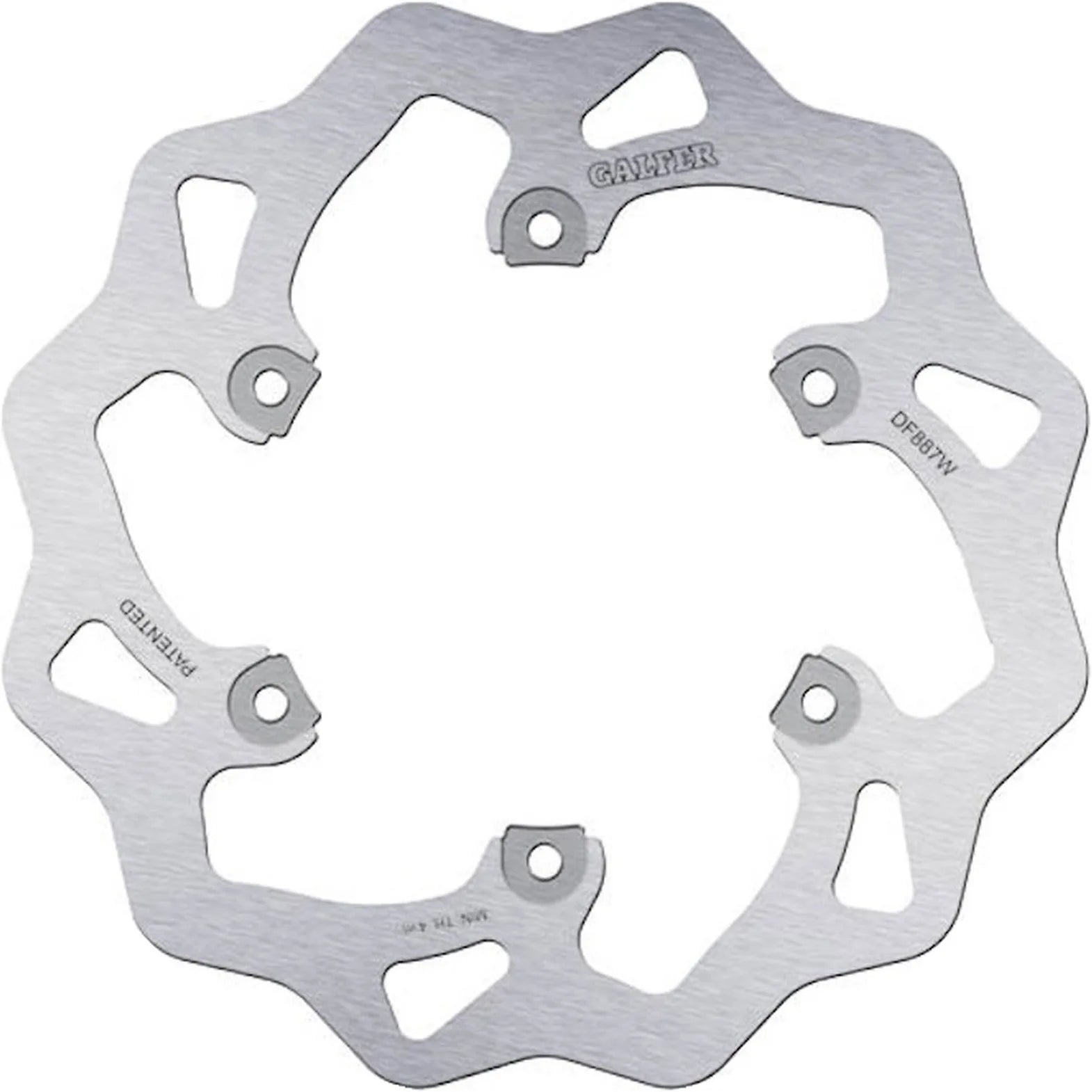 Rear Fixed Wave Brake Disc - Galfer Compatible With Vor Rc 503 (2001)