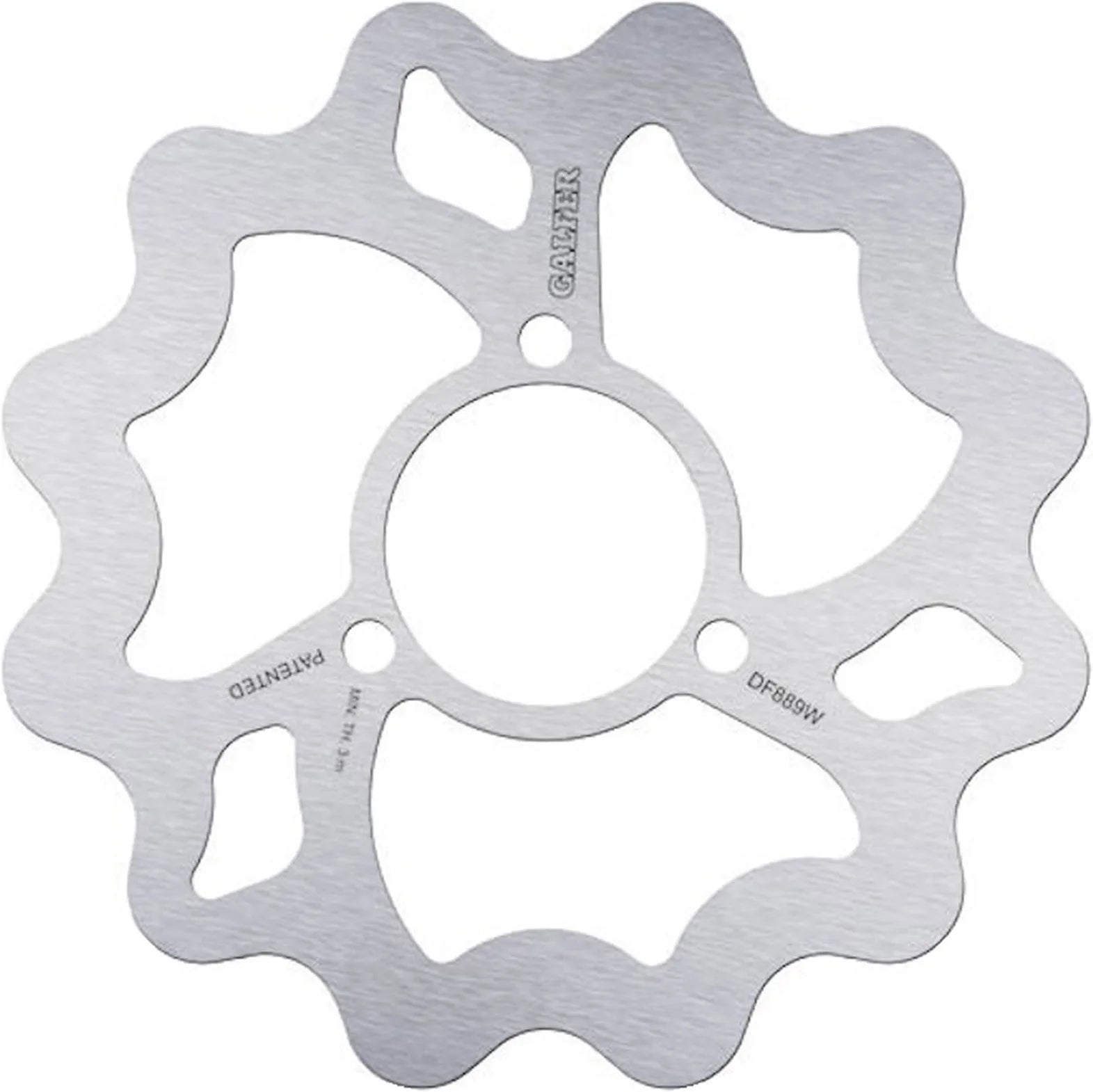 Rear Fixed Wave Brake Disc - Galfer Compatible With Hm Cre Baja 50 (2003-2008)